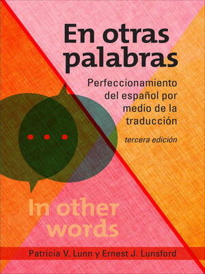 cover image of En otras palabras